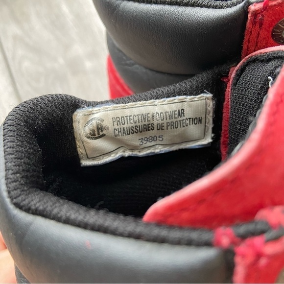 Wolverine Red Safety Protective Field Leather Workboots - Picture 12 of 15